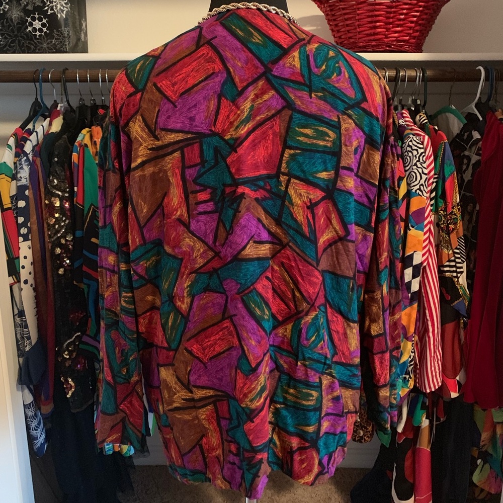 Multicolored Duster Jacket - Picture 3 of 4